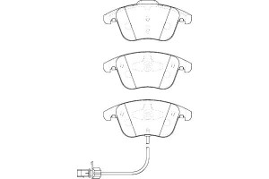 Klocki Hamulcowe Ceramiczne Audi A4 A4 Allroad A5