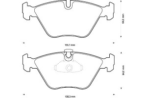 Klocki Hamulcowe Ceramiczne Bmw 5 (e39) 2.0-3.5 09