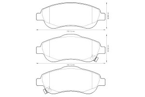 Klocki Hamulcowe Ceramiczne Honda Cr-v Iii Cr-v Iv
