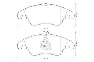 Klocki Hamulcowe Ceramiczne Mercedes C (c204) C T-