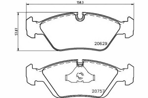 Klocki Hamulcowe Bmw Przód E28 81-87 E30 M3 86-92