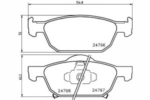 Klocki Hamulcowe Honda Przód Accord 08- Civic 12-