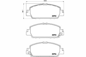 Klocki Hamulcowe Honda Przód Hr-v 1,5 15- Textar