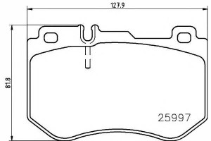 Klocki Hamulcowe Mercedes Przód W205 S205 C205 13-