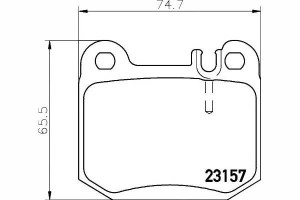 Klocki Hamulcowe Mercedes Tył W163 98- Textar