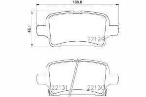 Klocki Hamulcowe Opel Tył Astra K 1,0-1,6 15- Text