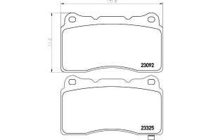 Klocki Hamulcowe Subaru Przód Impreza Wrx 2,0-2,5