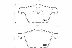 Klocki Hamulcowe Volvo Przód S60 10- S80 06- V60 1