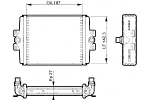 Chłodnica Silnika Bmw 3 (f30 F80) 3 (f31) 3 Gran T