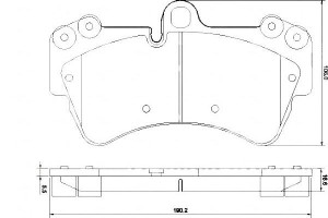 Klocki Hamulcowe Vw Touareg 03- A.b.s.