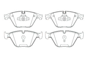 Klocki Hamulcowe Bmw Przód F10 10- 525-535 Breck