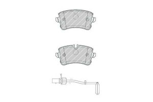 Klocki Hamulcowe Audi A8 2.0-6.3 11.09-01.18 Ferod