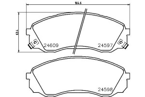 Klocki Hamulcowe Hella Pagid 581014ha50 581014de00