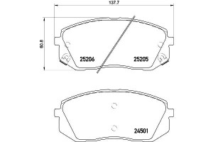 Klocki Hamulcowe Hella Pagid 581012sa75 581014wa10