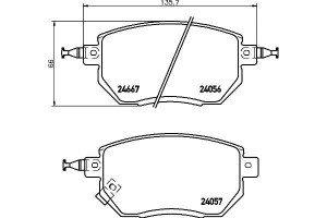 Klocki Hamulcowe Hella Pagid 41060ca092 41060cg090