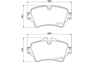 Klocki Hamulcowe Mintex 34116860017 34106874034 34