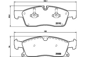 Klocki Hamulcowe Mintex 64203820 74208020 A00