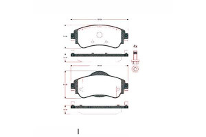 Klocki Hamulcowe Citroen C4 09- Przód Zimmermann