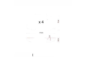 Klocki Hamulcowe Mercedes W220 S-klasa 98-01 Zimme