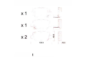 Klocki Hamulcowe Toyota Avensis 09-18 Tył Zimmerma