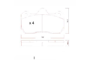 Klocki Hamulcowe Seat Ibiza 08- Przód Zimmermann