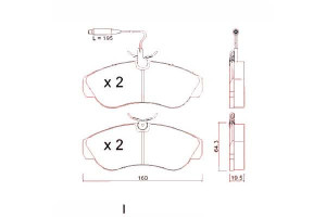 Klocki Hamulcowe Fiat Ducato 18 94-99 Zimmermann