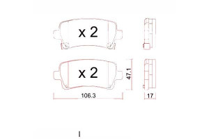 Klocki Hamulcowe Opel Insignia 08- Tył Zimmermann