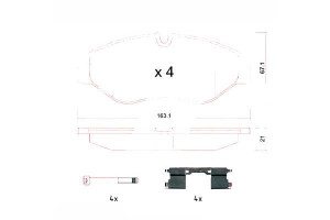 Klocki Hamulcowe Vw Crafter 06- Zimmermann