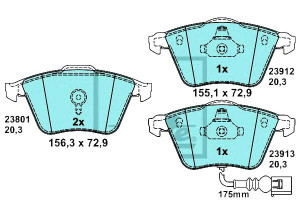 Klocki Hamulcowe Ceramiczne Audi A3 Tt Seat Leon V
