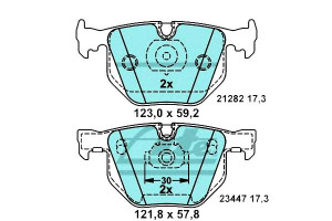 Klocki Hamulcowe Ceramiczne Bmw 7 (e65 E66 E67) 3.