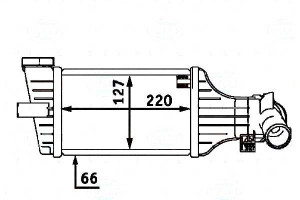 Intercooler Opel Astra G Zafir Behr Hella