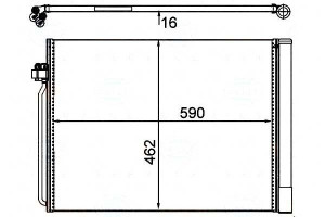 Skraplacz Klimatyzacji Bma X5 X6 E70 71 07- Behr H