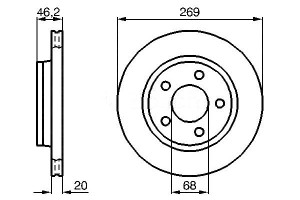 Tarcze Hamulcowe 2szt. Audi 100 200 A8 1.8-4.2 09.