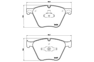 Klocki Hamulcowe Bmw 7 F01.f02.f03.f04 09- Przód B