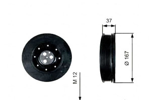 Koło Pasowe Wału Korbowego Ford Mondeo Iii Transit