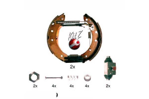 Komplet Szczęk Z Cylinderkami Peugeot 306 Zimmerma