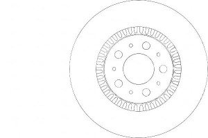 Tarcze Hamulcowe 2szt Volvo S60 00- S80 98- A.b.s.