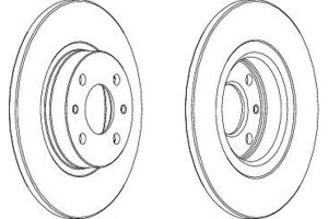 Tarcze Hamulcowe 2szt Alfa Romeo 145 146 155 Fiat