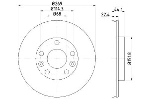Tarcze Hamulcowe Hella Pagid 402066300r Ddf2078c 3