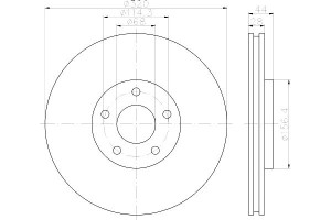 Tarcze Hamulcowe Mintex 40206et01a 402069828r 4020