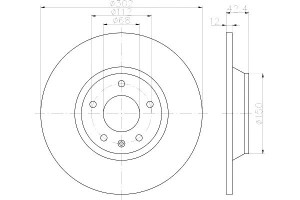 Tarcze Hamulcowe Mintex 4f0615601g
