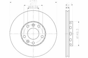 Tarcze Hamulcowe 2szt Vw Tył A8 03- Textar