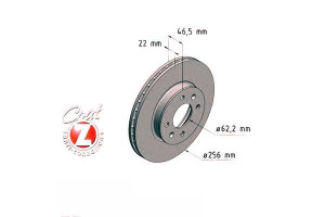Tarcze Hamulcowe 2szt Hyundai Accent 05- Zimmerman