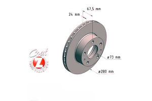 Tarcze Hamulcowe 2szt Fiat Ducato 94-06 Went. (14)
