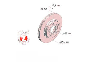 Tarcze Hamulcowe 2szt Vw Passat 4motion 00-05 Tył