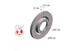 Tarcze Hamulcowe 2szt Renault Mascott 99-04 Wen Zi
