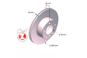 Tarcze Hamulcowe 2szt Bmw 5 E39 95-03 Zimmermann