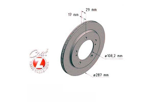 Tarcze Hamulcowe 2szt Suzuki Grand Vitara 98-05 Zi