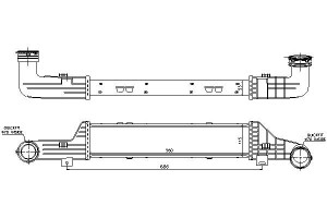 Intercooler Mercedes E T-model (s210) E (vf210) E