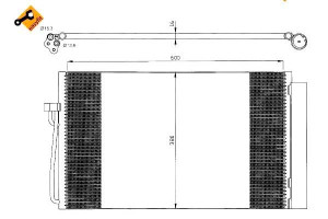 Skraplacz Klimatyzacji Bmw E60 5 7 02- Nrf
